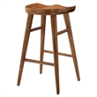Saville Backless Wood Counter StoolsSet of 2 in Walnut