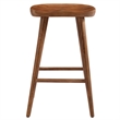 Saville Backless Wood Counter StoolsSet of 2 in Walnut