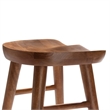 Saville Backless Wood Counter StoolsSet of 2 in Walnut