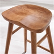 Saville Backless Wood Counter StoolsSet of 2 in Walnut