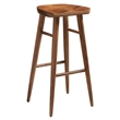 Saville Backless Wood Bar StoolsSet of 2 in Walnut