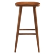 Saville Backless Wood Bar StoolsSet of 2 in Walnut