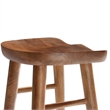 Saville Backless Wood Bar StoolsSet of 2 in Walnut
