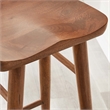 Saville Backless Wood Bar StoolsSet of 2 in Walnut