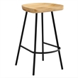 Concord Backless Wood Counter StoolsSet of 2 in Oak