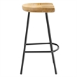 Concord Backless Wood Counter StoolsSet of 2 in Oak