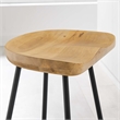 Concord Backless Wood Counter StoolsSet of 2 in Oak