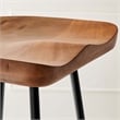 Concord Backless Wood Bar StoolsSet of 2 in Walnut