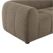Liana Upholstered Fabric Sofa in Mocha
