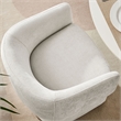 Verity Chenille Dining Armchair in Ivory