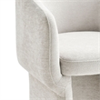 Verity Chenille Dining Armchair in Ivory