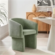Verity Chenille Dining Armchair in Sage