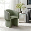 Verity Chenille Dining Armchair in Sage