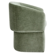 Verity Chenille Dining Armchair in Sage