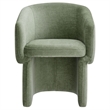 Verity Chenille Dining Armchair in Sage
