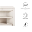 Meadowbrook3-Piece Kitchen Island and Stool Set in White Maple