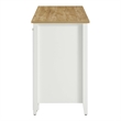 Garland Kitchen Island in Oak White