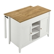 Garland Kitchen Island in Oak White