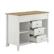 Farmstead Kitchen Island in Oak White