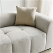 Modway Liana Upholstered Fabric Upholstered Sofa in Linen