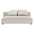 Solace2-Piece Modular Upholstered Fabric Sectional Sofa With Chaise in Salt