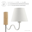 Sunlit Wall Sconce in Natural White