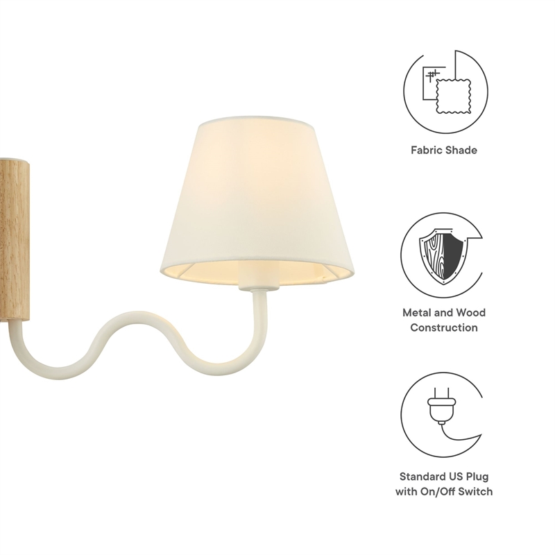 Sunlit Wall Sconce in Natural White