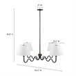 Sunlit Pendant Light in Walnut Black
