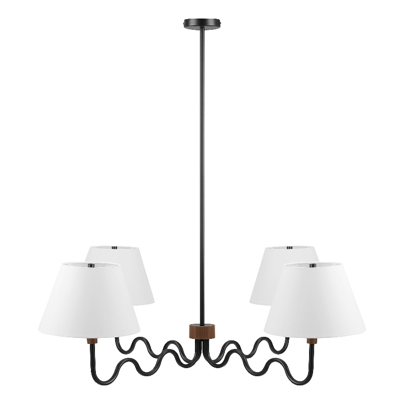 Sunlit Pendant Light in Walnut Black