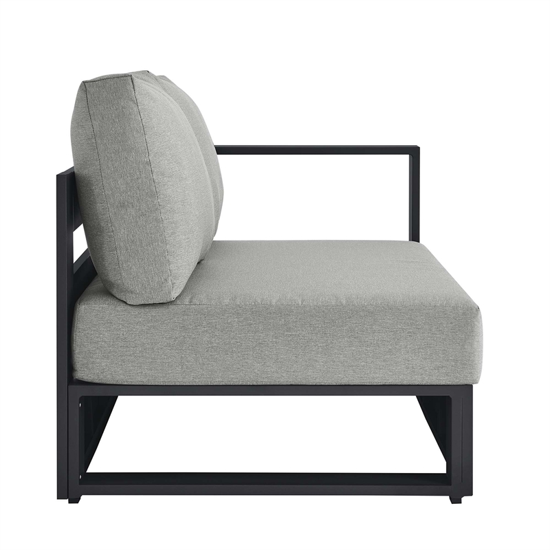 Tahoe Modular Right-Facing Loveseat in Gray Gray