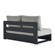Tahoe Modular Right-Facing Loveseat in Gray Gray