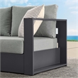 Tahoe Modular Right-Facing Loveseat in Gray Gray