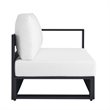Tahoe Modular Right-Facing Loveseat in Gray White
