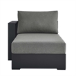 Tahoe Modular Left-Facing Chaise Lounge in Gray Charcoal