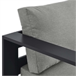 Tahoe Modular Left-Facing Chaise Lounge in Gray Gray