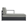 Tahoe Modular Right-Facing Chaise Lounge in Gray Gray