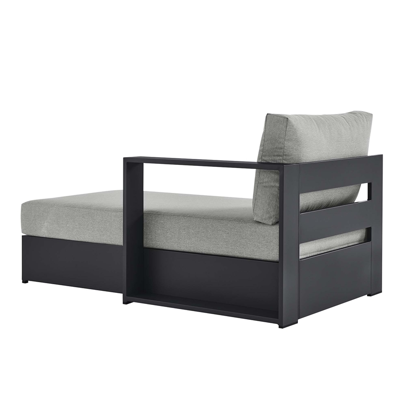 Tahoe Modular Right-Facing Chaise Lounge in Gray Gray