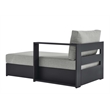 Tahoe Modular Right-Facing Chaise Lounge in Gray Gray