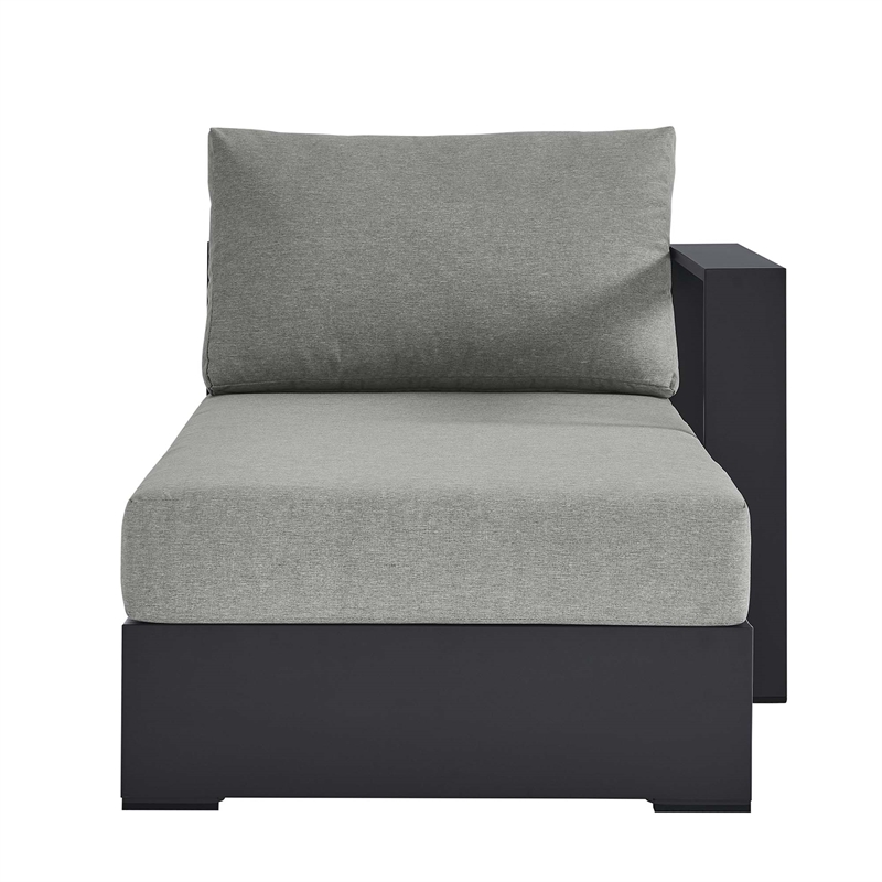 Tahoe Modular Right-Facing Chaise Lounge in Gray Gray