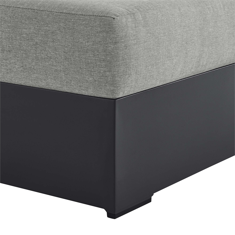 Tahoe Modular Right-Facing Chaise Lounge in Gray Gray