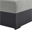 Tahoe Modular Right-Facing Chaise Lounge in Gray Gray