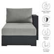 Tahoe Modular Right-Facing Chaise Lounge in Gray Gray
