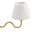 Wave Squiggle Arm Wall Sconce in Brass