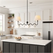 Wave Pendant Light in Black