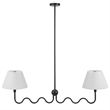 Wave Pendant Light in Black