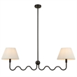 Wave Pendant Light in Black