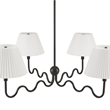 Wave Pendant Light in Black