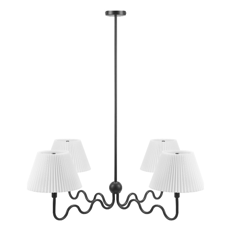 Wave Pendant Light in Black
