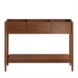 Zaire Bathroom Vanity Cabinet (Sink Basin Not Included) in Walnut