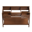 Zaire Bathroom Vanity Cabinet (Sink Basin Not Included) in Walnut